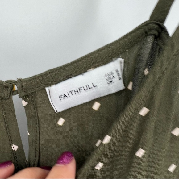 Faithfull The Brand Green Romper 2 - Picture 9 of 12